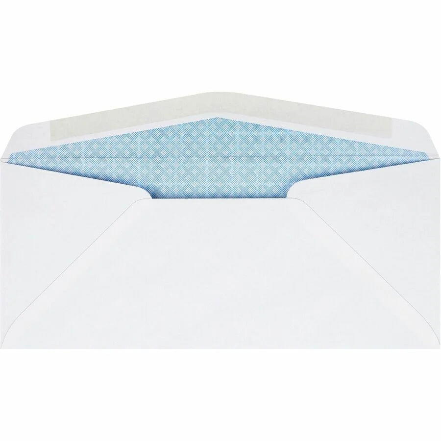 Quality Park Single Window Security Tint Envelopes - #10 - 4 1/8’’ x 9 1/2’’ - 24 lb - White - 500/Box - Business
