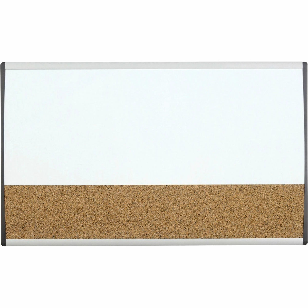 Quartet Arc Cubicle Combination Board - 30’’ x 18’’ - White Cork - Magnetic - Combo Boards