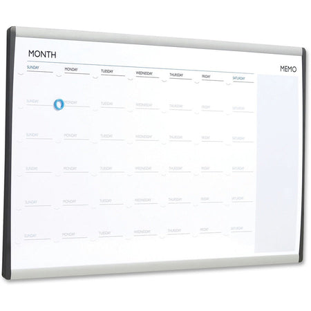 Quartet Arc Cubicle Whiteboard Calendar - Right