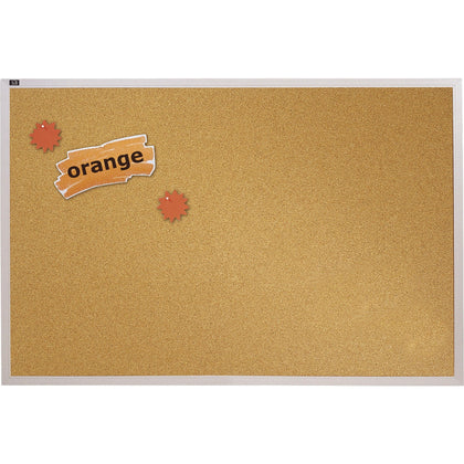 Quartet Bulletin Board: 48’’x96’’ Brown Cork Surface - Boards