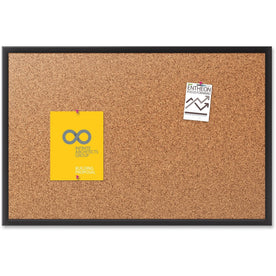 Quartet Classic Bulletin Board - 18x24 - Natural Cork - Self-healing Surface - Boards