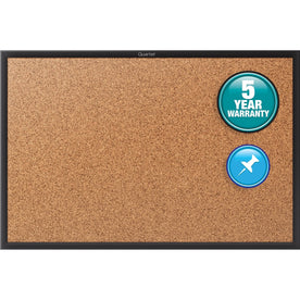 Quartet Classic Bulletin Board - 24x36 - Natural Cork - Self-healing Surface - Boards
