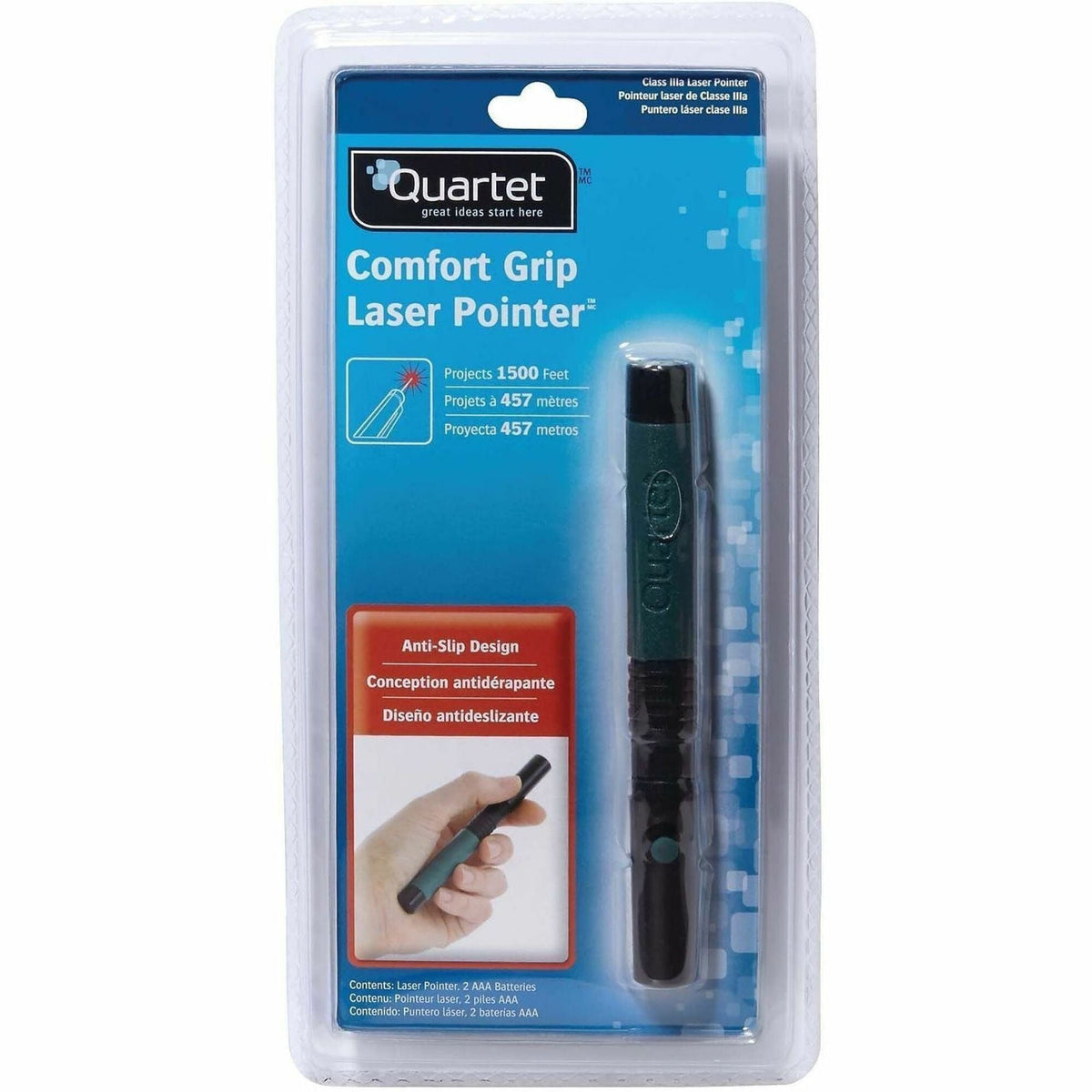 Quartet Classic Comfort Laser Pointer - Class 3a - For Large Venue - 2000