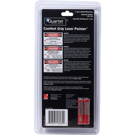 Quartet Classic Comfort Laser Pointer: Red Light 919 ft Projection - Pointers