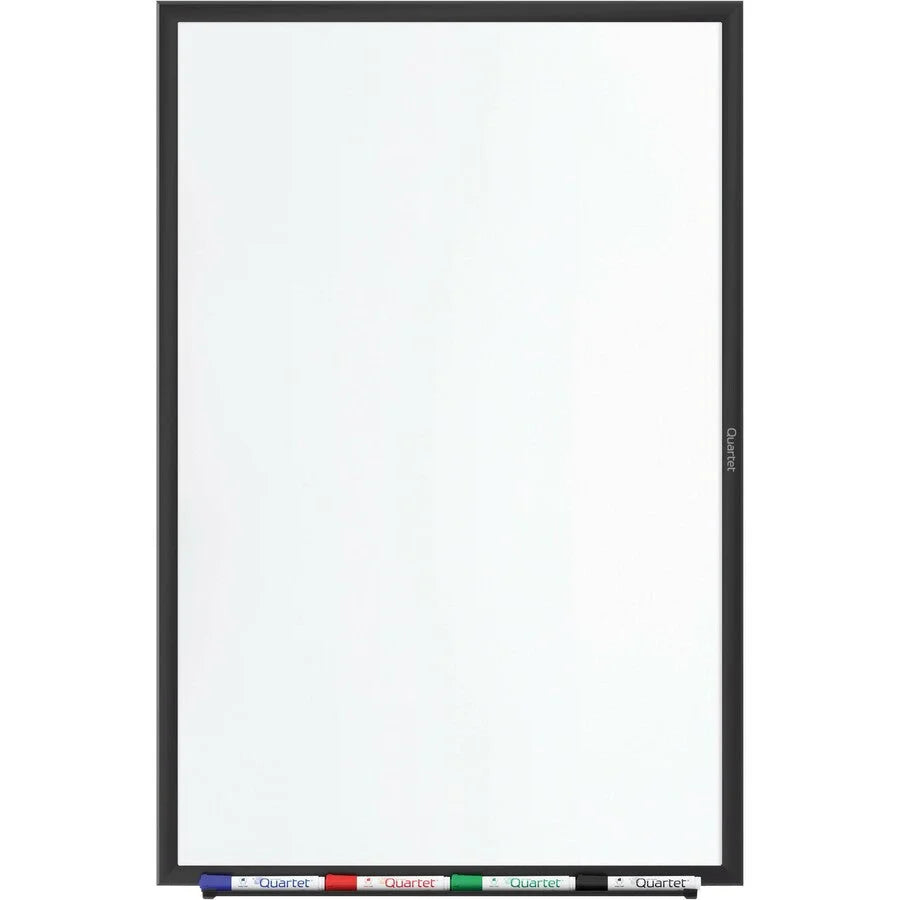 Quartet Classic Magnetic Whiteboard - 24x18’’ - Steel Surface - Black Frame - Dry Erase Boards