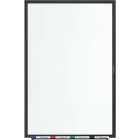 Quartet Classic Magnetic Whiteboard - 24x18’’ - Steel Surface - Black Frame - Dry Erase Boards