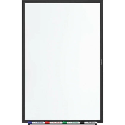 Quartet Classic Magnetic Whiteboard - 36x24’’ - Black Aluminum Frame - Dry Erase Boards