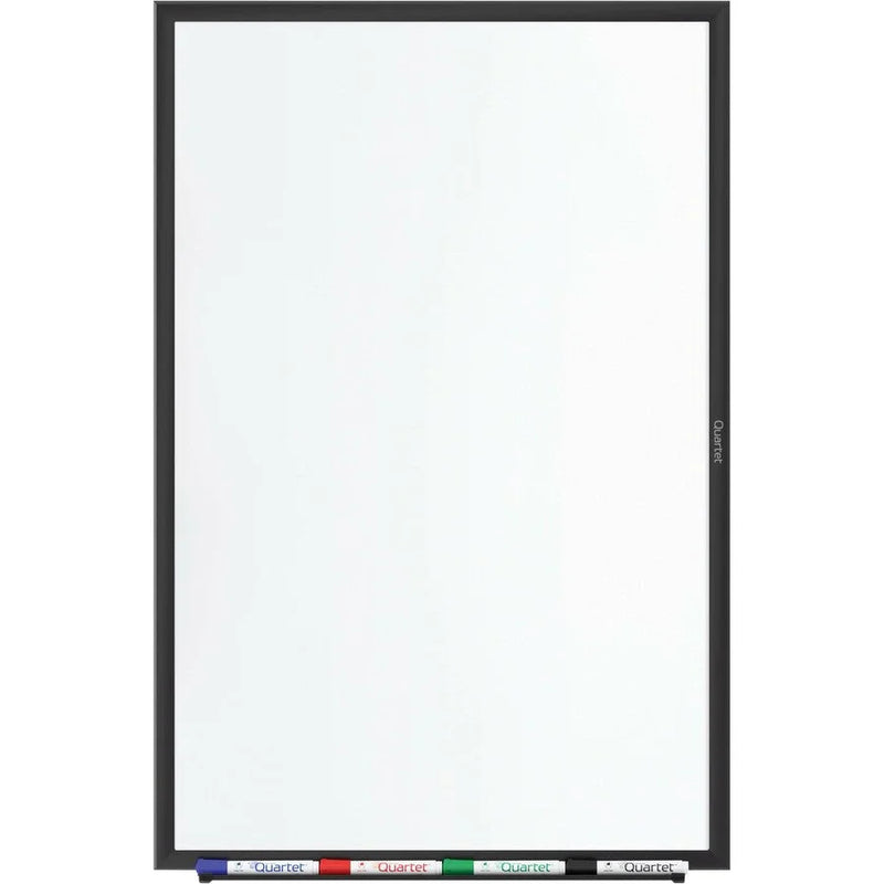 Quartet Classic Magnetic Whiteboard - 36x24’’ - Black Aluminum Frame - Dry Erase Boards