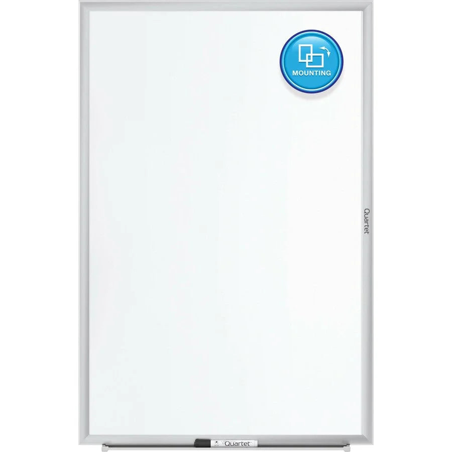 Quartet Classic Magnetic Whiteboard - 36x24’’ - Silver Aluminum Frame - Dry Erase Boards