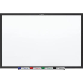 Quartet Classic Magnetic Whiteboard - 48x36’’ Steel Surface - Black Frame - Dry Erase Boards