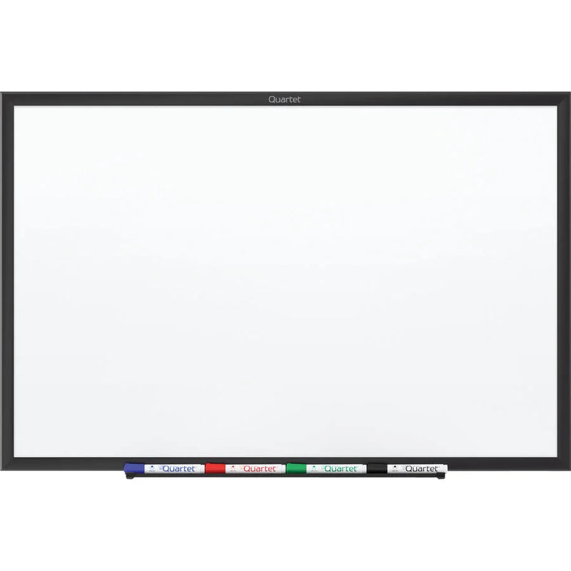 Quartet Classic Magnetic Whiteboard - 48x36’’ Steel Surface - Black Frame - Dry Erase Boards