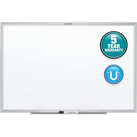 Quartet Classic Magnetic Whiteboard - 48’’x36’’ - Steel Surface - Silver Frame - Dry Erase Boards