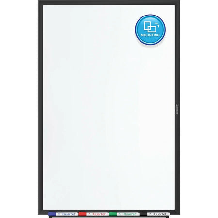Quartet Classic Magnetic Whiteboard - 8x4 ft - Steel Surface - Black Frame - Dry Erase Boards