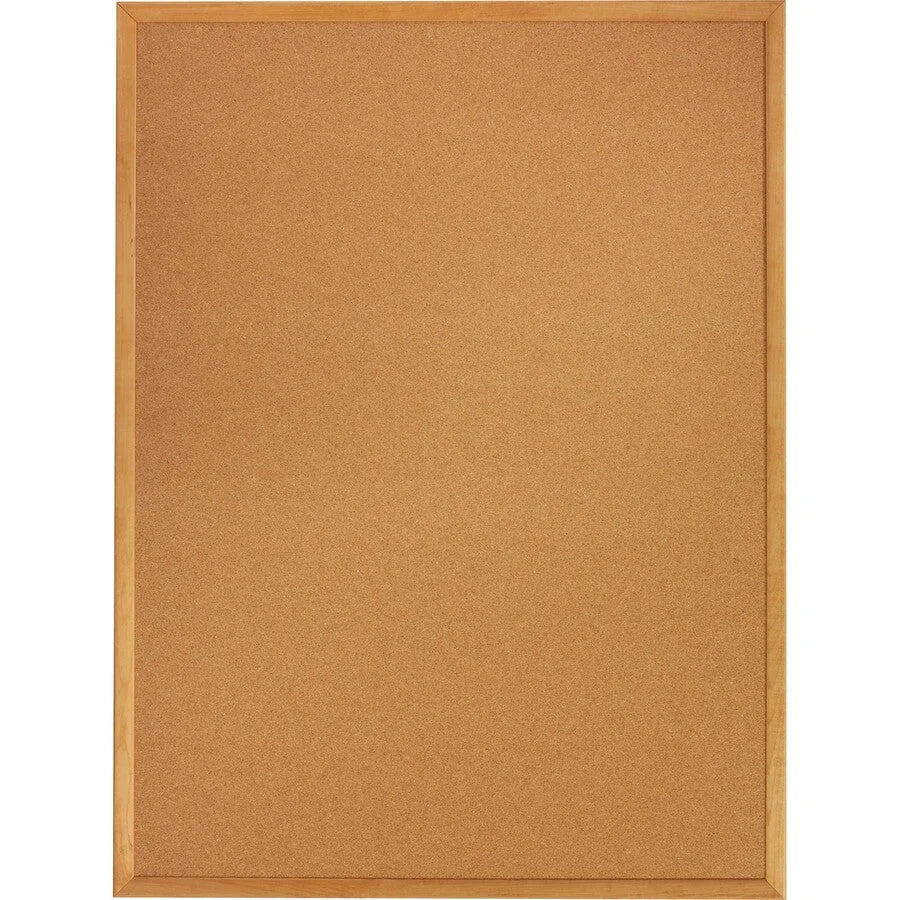 Quartet Classic Series Cork Bulletin Board - 24x18 - Self-healing Natural - Oak Frame - Boards