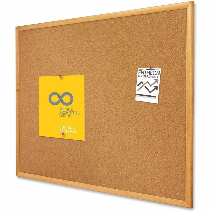 Quartet Classic Series Cork Bulletin Board - Left