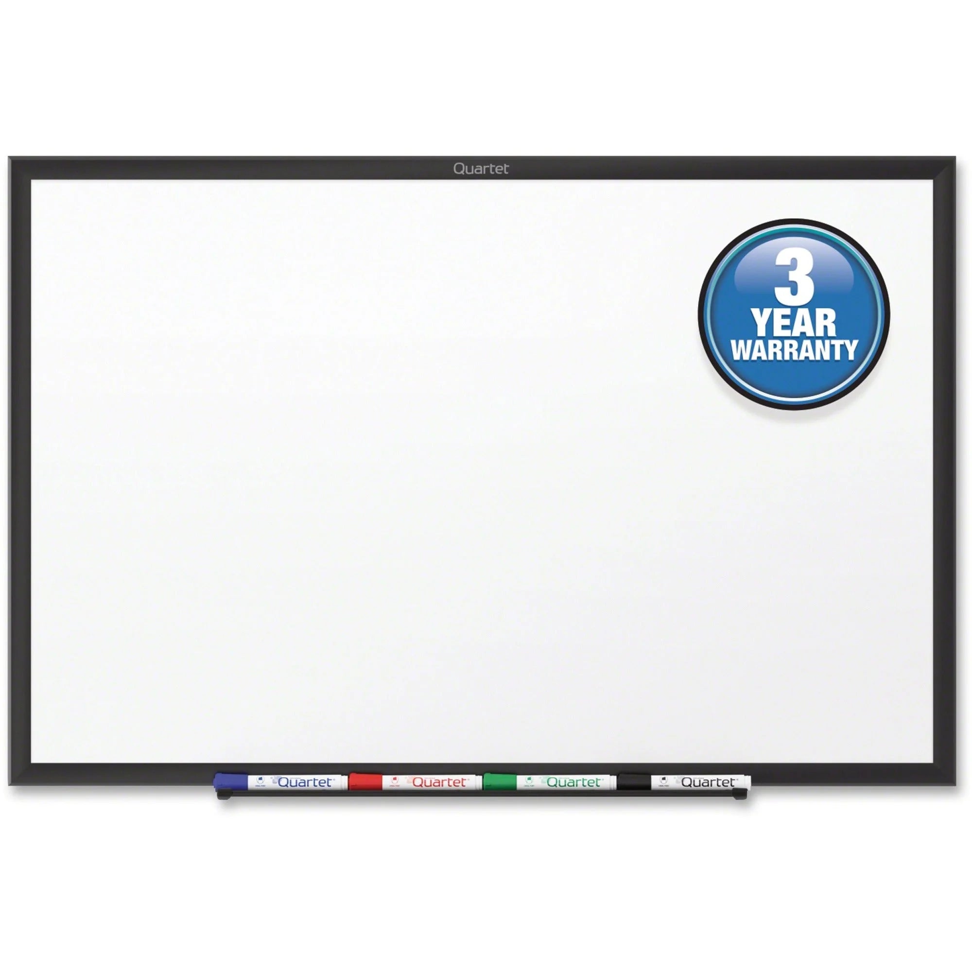 Quartet Classic Total Erase Whiteboard - 48x36’’ - White Melamine Surface - Dry Boards