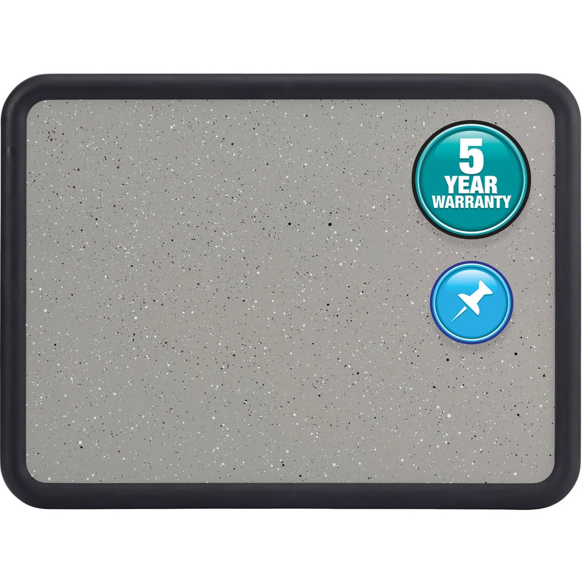 Quartet Contour Bulletin Board - 24x36 - Faux Granite Surface - Self-healing & Durable - Boards