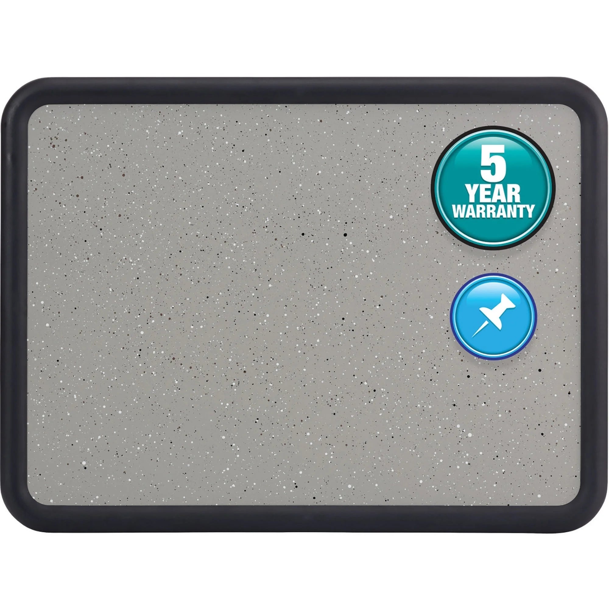 Quartet Contour Bulletin Board - 24x36 - Faux Granite Surface - Self-healing & Durable - Boards