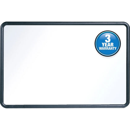 Quartet Contour Whiteboard: 36x24’’ Melamine Surface - Dry Erase Boards