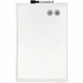Quartet Decorative Whiteboard - 17’’x11’’ Stainless Steel Surface - Dry Erase Boards