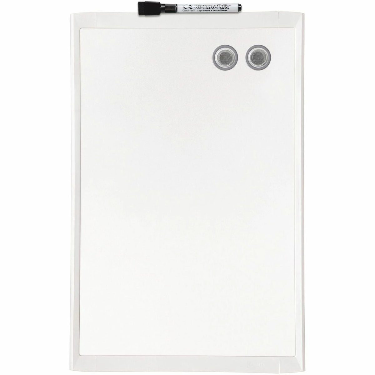Quartet Decorative Whiteboard - 17’’x11’’ Stainless Steel Surface - Dry Erase Boards