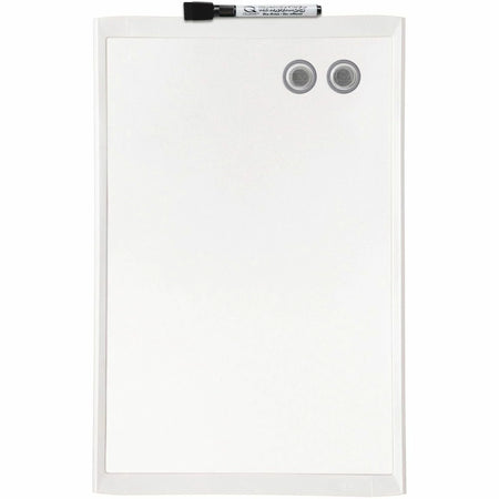 Quartet Decorative Whiteboard - 17’’x11’’ Stainless Steel Surface - Dry Erase Boards