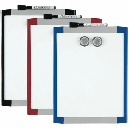 Quartet Decorative Whiteboard - Magnetic Stainless Steel Surface - Dry Erase Boards