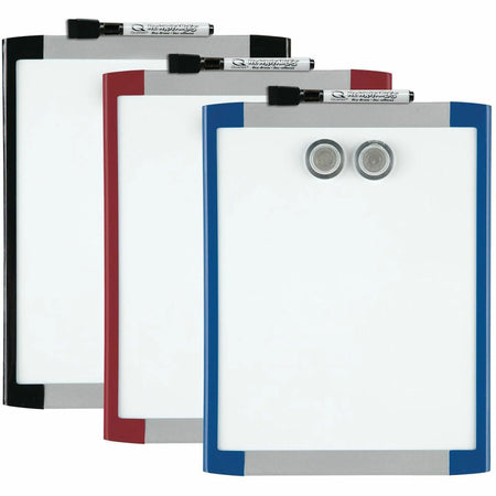 Quartet Decorative Whiteboard - Magnetic Stainless Steel Surface - Dry Erase Boards