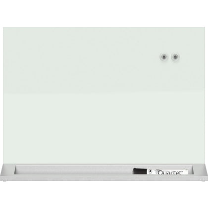 Quartet Desktop White Glass Dry Erase Panel - 23’’ x 17’’ - Magnetic Frameless - Boards