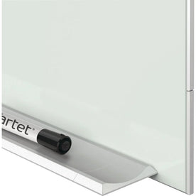 Quartet Element Magnetic Glass Dry-Erase Board - 85’’x48’’ White Tempered - Dry Erase Boards