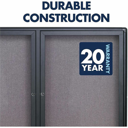 Quartet Enclosed Bulletin Board - Alternate-Image2
