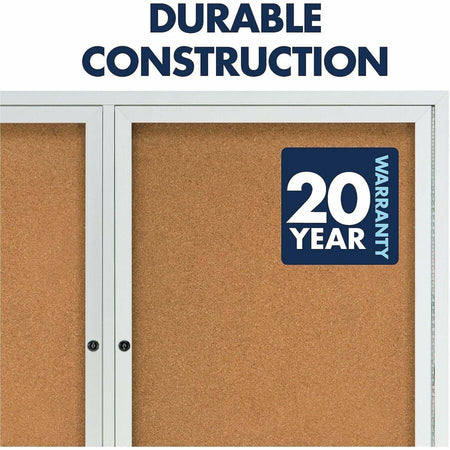 Quartet Enclosed Bulletin Board for Indoor Use - Alternate-Image3