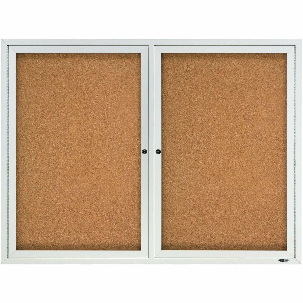 Quartet Enclosed Bulletin Board for Indoor Use - 2000