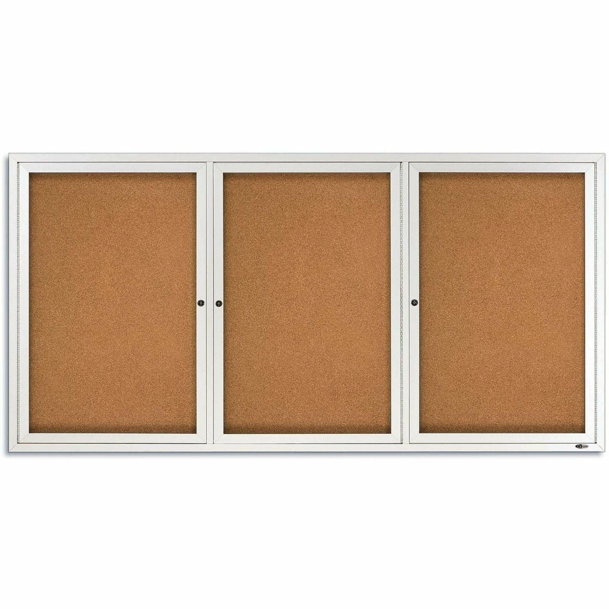 Quartet Enclosed Bulletin Board for Indoor Use - 2000