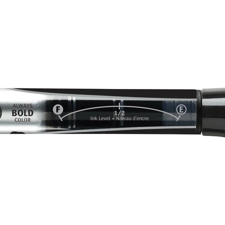 Quartet EnduraGlide Black Chisel Dry-Erase Markers - Transparent Barrel - 1 Dozen - &