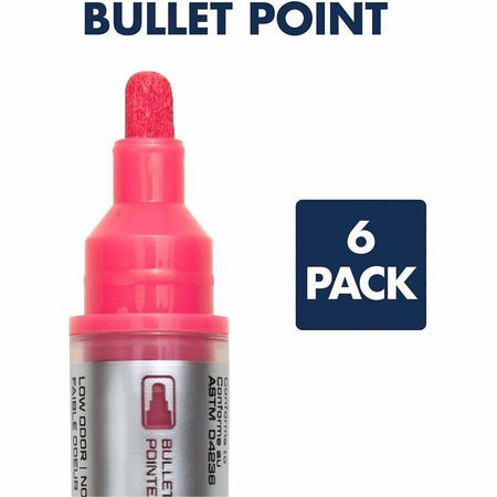 Quartet Glass Board Bullet Tip Neon Markers - Alternate-Image3