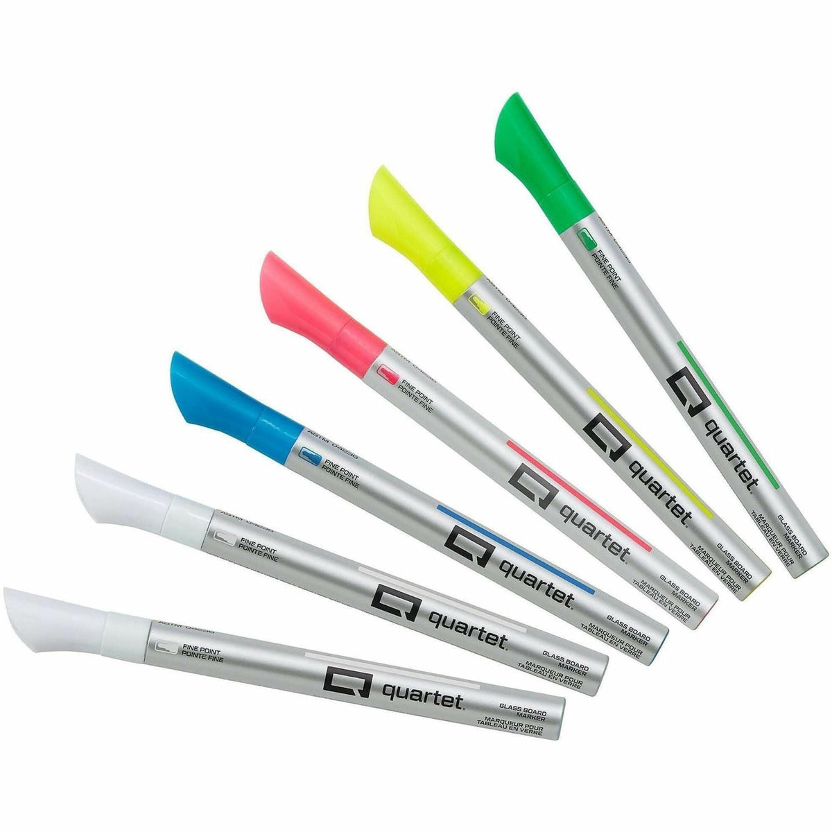 Quartet Glass Board Fine Tip Neon Markers - 2000