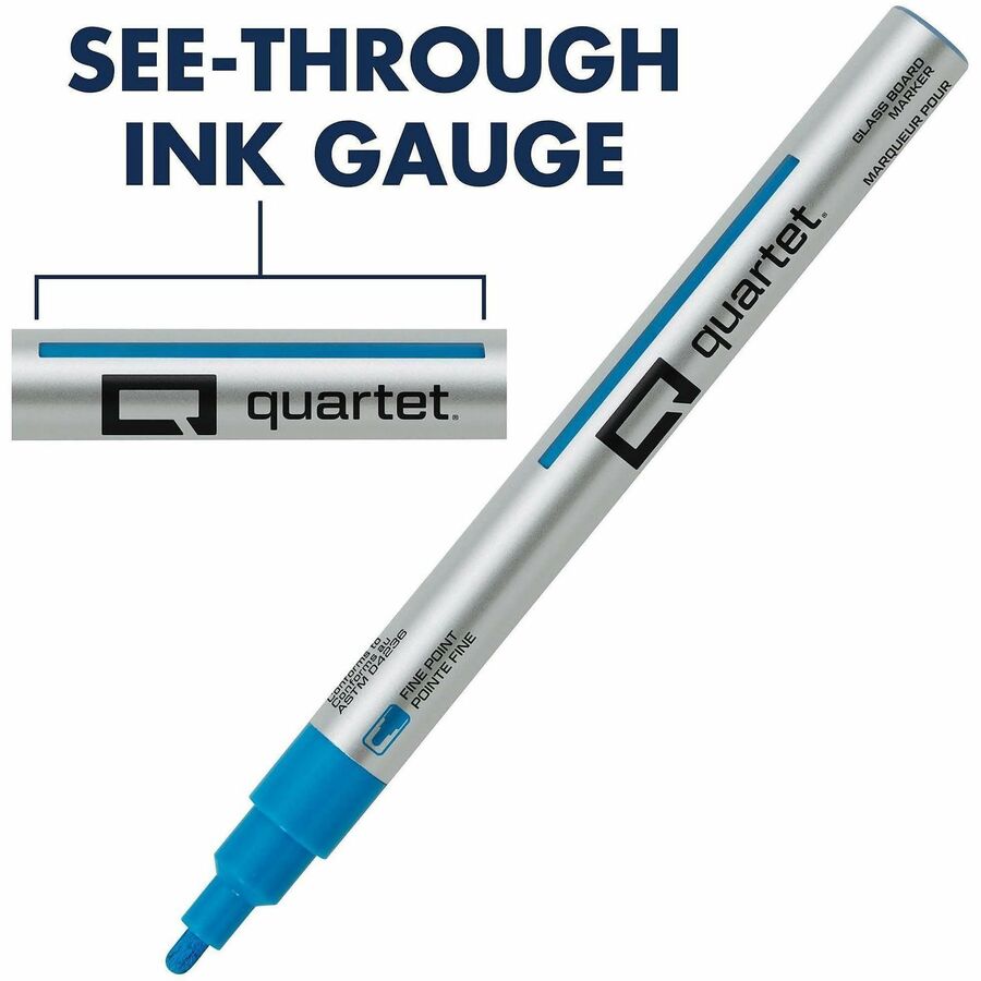 Quartet Glass Board Fine Tip Neon Markers - Alternate-Image7