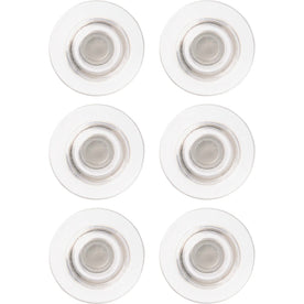 Quartet Glass Board Magnets - Clear - 6 Pack - & Easel Accessories