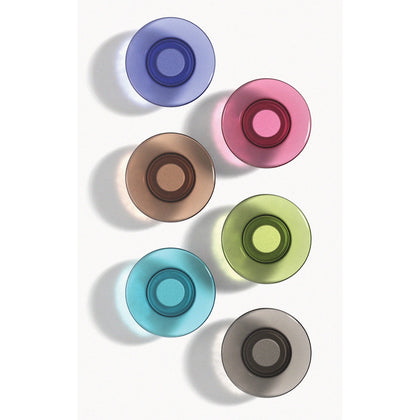 Quartet Glass Board Magnets - Round 0.5’’ Diameter - 6/Pack - & Easel Accessories