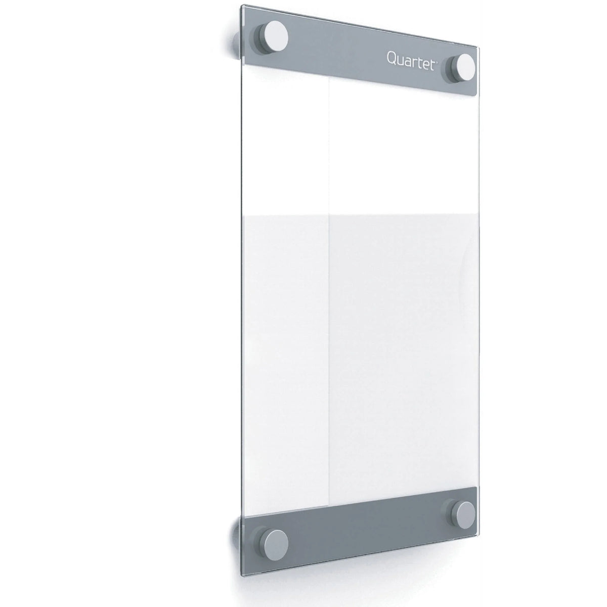 Quartet Infinity Glass Dry-Erase Board - Customizable 11x17 Clear/White - Magnetic Horizontal/Vertical - Dry Erase