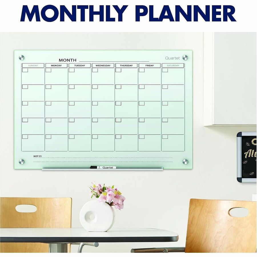 Quartet Infinity Glass Glass Dry-Erase Calendar Board - Alternate-Image1