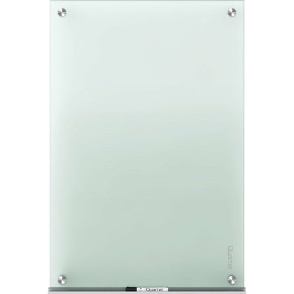 Quartet Infinity Glass Whiteboard - 24x18 Frost Tempered Surface - Dry Erase Boards