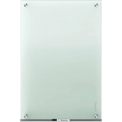Quartet Infinity Glass Whiteboard - 24x18 Frost Tempered Surface - Dry Erase Boards