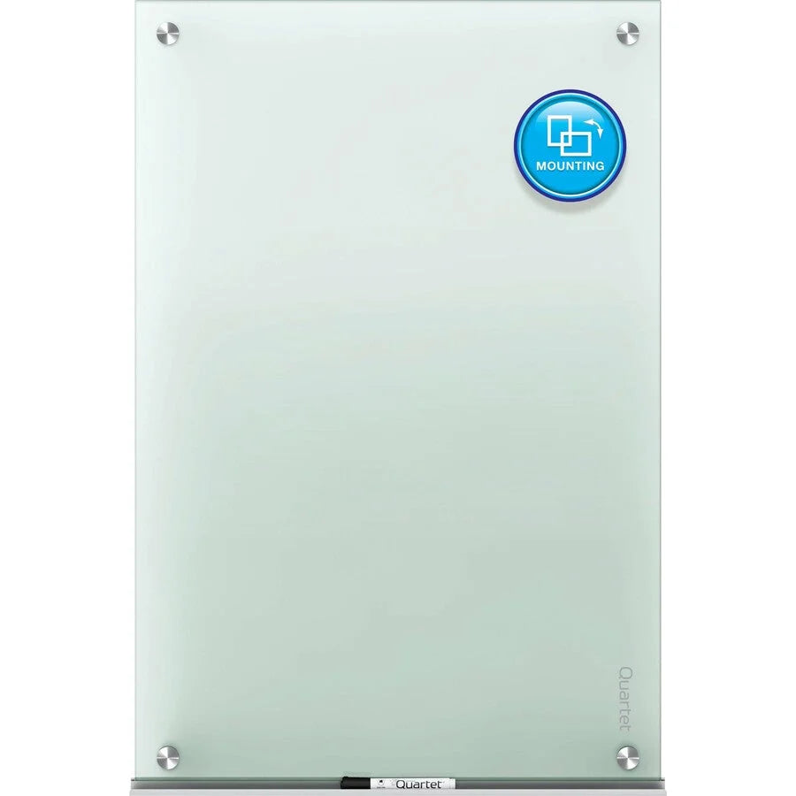 Quartet Infinity Glass Whiteboard - 36x24’’ Frost Tempered Surface - Dry Erase Boards