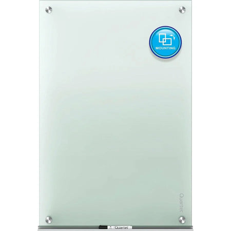 Quartet Infinity Glass Whiteboard - 36x24’’ Frost Tempered Surface - Dry Erase Boards
