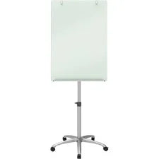 Quartet Infinity Mobile Easel with Glass Dry-Erase Board - 24’’ (2 ft) Width x 77’’ (6.4 Height - Silver Tempered