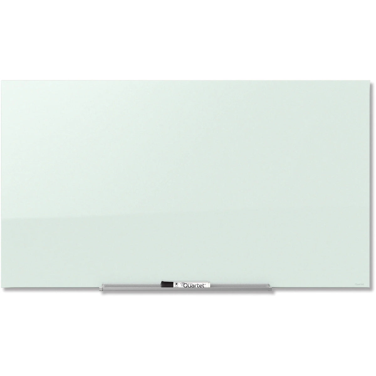 Quartet InvisaMount 50’’ Magnetic Glass Dry-Erase Board - White Tempered - Dry Erase Boards