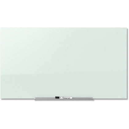 Quartet InvisaMount 50’’ Magnetic Glass Dry-Erase Board - White Tempered - Dry Erase Boards