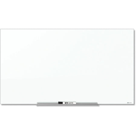 Quartet InvisaMount 85’’ Magnetic Glass Whiteboard - Horizontal - Assembly Required - Dry Erase Boards